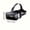 No handle., variant on VR Park all-in-one 3D headset for immersive gaming and private movie experiences, lightweight ABS material, comfortable headband with adjustable nose pad, perfect for home theater and recording