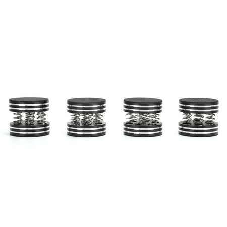 

2024 4PCS Spring Speaker Spikes Sound Dampening Feet for HiFi Amplifier/Speaker/Turntable/PlayerBlack