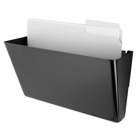 Brenton Studio Magnetic Wall Pocket, Letter Size, Black, 59767