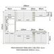 thumbnail image 3 of Cocina Integral Completa Modular Madesa Agata 290cm BB, 3 of 5
