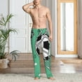 thumbnail image 2 of Logiee BALL INSIDE THE NET GOAL Print Pajama Pants for Men,Men’s Pajama Bottoms,Mens PJ Pants with Pockets & Button Fly-Medium, 2 of 6