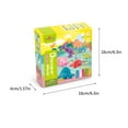 thumbnail image 3 of DPTALR Color Dough Toys Dinosaur World Dough Set Creation Tools For Kid Play With Animals, 3 of 7