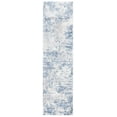 thumbnail image 2 of SAFAVIEH Amelia Alastar Abstract Distressed Runner Rug, Dark Blue/Gray, 2'2" x 12', 2 of 10