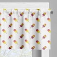 thumbnail image 5 of Ambesonne Ice Cream Valance & Curtain, Colorful Summer Snack, 55"x45", Multicolor, 5 of 6