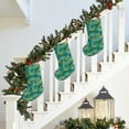 thumbnail image 5 of KLL Jungle Leopard for 18" Christmas Stocking Snowman Xmas Stocking Holiday Christmas Decoration Gifts for Family Kids, 5 of 8