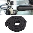 thumbnail image 2 of Garosa R28 Black Nylon Cable Drag Chain Wire Carrier 1000mm/40  Long For 3D Printer/CNC Router Machine, Drag Chain, Nylon Drag Chain, 2 of 6