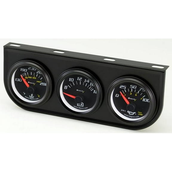 Equus Gauges 6200 6000 Series Gauge Oil Pressure/ Voltmeter/ Water Temperature GAUGE
