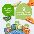 thumbnail image 5 of Gerber 2nd Foods Organic for Baby, Fruit & Veggie Variety Pack, 3.5 oz Pouch (9 Pack), 5 of 16