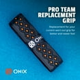 thumbnail image 4 of ONIX Pickleball Pro Team Perforated Replacement Grip — Black/Orange, 4 of 5