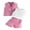 Pink, variant on Bagilaanoe 3pcs Little Girl Shorts Set Toddler Sleeveless Tank Tops + Ruffles Shorts + Blazer Waistcoat 2T 3T 4T 5T 6T 7T 8T Kids Casual Summer Clothes