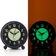 thumbnail image 4 of Wosthever Reloj de noche silencioso que brilla en la oscuridad, sin tictac, ideal para dormitorios y mesitas de noche. Decoración del hogar B, 4 of 6