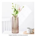 thumbnail image 4 of Florero Decorativo Hometrends 25 cm, Diseño Rayas, Vidrio Café, 4 of 4