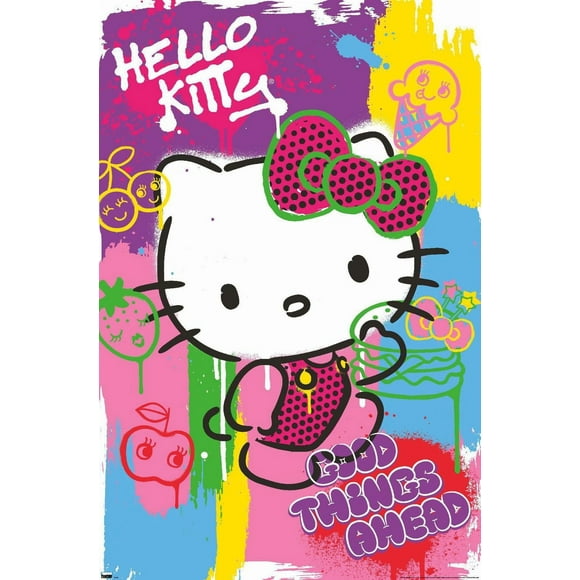 Hello Kitty: 23 Pop Art Wall Poster, 22.375" x 34"