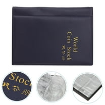 FRCOLOR 120 - Book Coin Collection Book 15.00X11.00X0.80CM Blue