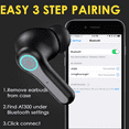 thumbnail image 6 of AZPEN NVEE Pro Upgraded True Wireless Earbuds, Waterproof, Ergonomic Stay in Design, Rich Sound and Heavy Bass, with Easy Pairing, 6 of 6