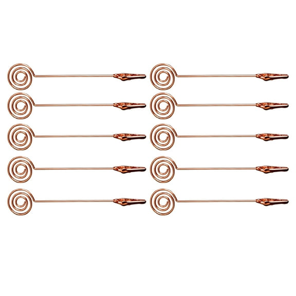 unbranded 10 PCS Photo Centerpieces Table Number Holder Office 15x3cm