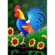thumbnail image 1 of Taladro Pintura Diamante (DE6616) 5D DIY Gallo Redondo Mosaico Rhinestone Arte (FH509) 45x60cm Hugtrwg Para estrenar, 1 of 1