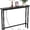 Black 39.37", variant on 79" Console Table with Power Outlet, Narrow Sofa Table 2 Pack, Black | Entryway Table with Charging Station & 4.9 Ft Extension Cord & Adjustable Feet, behind Couch Table for Living Room, Hallway
