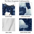 thumbnail image 4 of luoweisi Men's Beach Shorts Quick Dry Swim Trunks with Mesh Lining Galaxy Polar Bear 2XL, 4 of 5