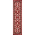 thumbnail image 1 of Unique Loom Kashan Traditional Floral Area Rug, 2 Feet 7 Inch x 10 Feet, Red/Ivory, 1 of 2