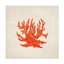 Trademark Fine Art Emel Tunaboylu Coral Canvas Wall Art