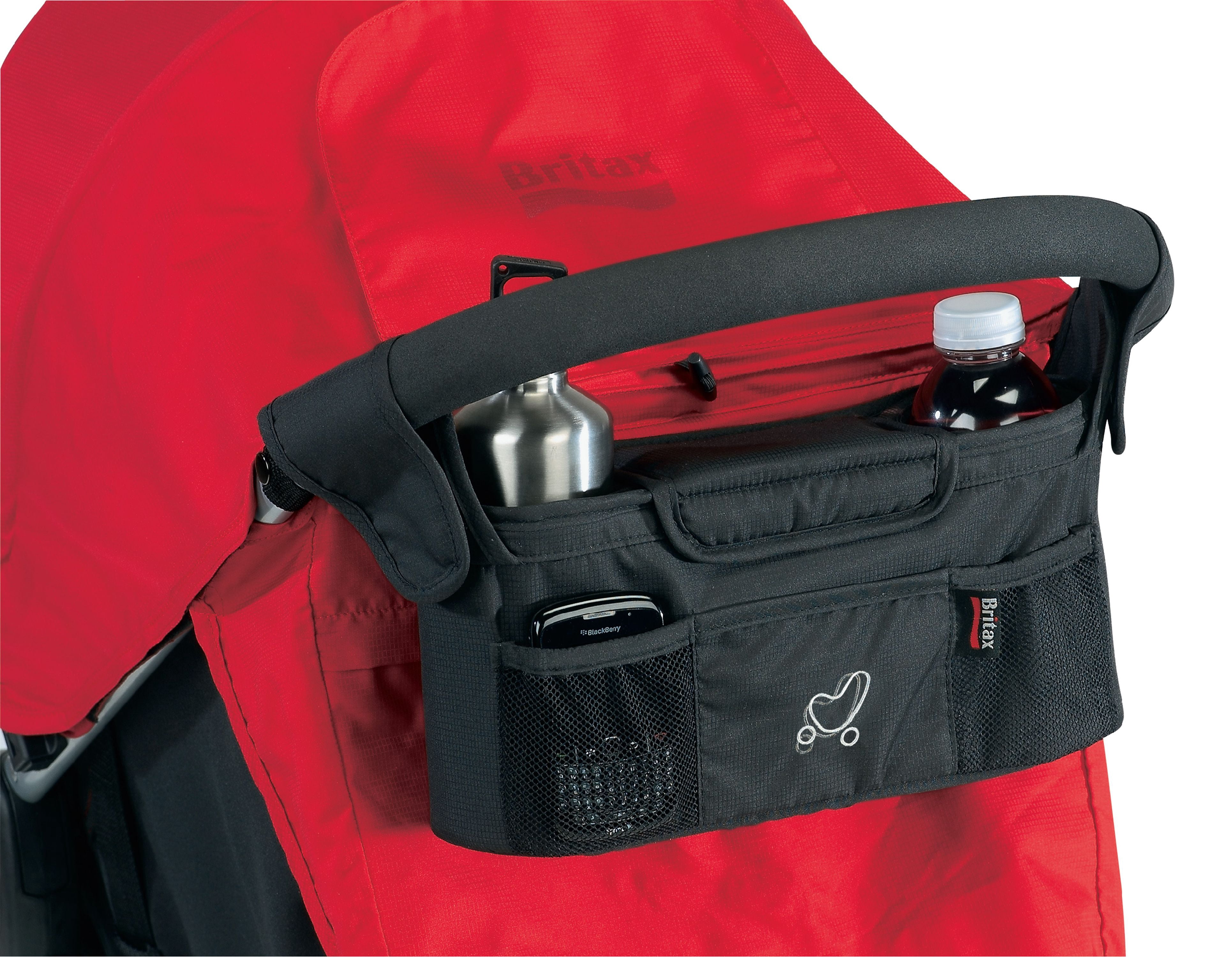 Britax Adjustable Stroller Organizer, Black