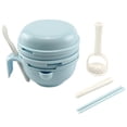 thumbnail image 1 of Triturador de alimentos para bebés, procesador portátil de alimentador de alimentos para bebés, triturador, cuenco para servir, cuchara, verduras, frutas, triturador, herramientas | Ideal para viajar, 1 of 5