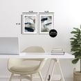 thumbnail image 3 of Stupell Industries Neutral Strokes Abstraction 2 Piece Gray Framed Print Under Glass Set design by Hannah Dawson, 20 x 14, 3 of 10