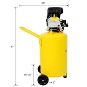 21 Gallon Portable Air Compressor 110V/60HZ, 2.5HP Motor, Max 115PSI, Yellow Tank