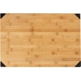thumbnail image 3 of Cortesi Home Nuri Natural Bamboo Cutting Board with Knife Sharpener, 12"x18", 3 of 3