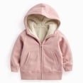 thumbnail image 7 of Staki Girls Hoodie Cozy Soft Fleece Sherpa Lined Hoodie Zip Up Sweatshirt for Girls 1-14Y(Pink,11-12 Years), 7 of 7