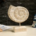 thumbnail image 4 of Figuras de madera hechas a mano de estilo náutico para playa, 3 piezas, estatua de estrella de mar, caracola o caballito de mar, decoración del hogar ZsL0K0CcA, 4 of 5