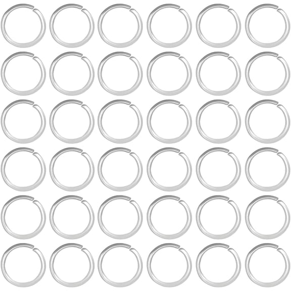 1 Box 3000Pcs Silver Open Jump Ring Split Jump Rings Bulk Stainless Steel Hypoallergenic Small Round Single Loop Ring Connector