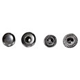 thumbnail image 1 of Sonducket 100 piezas de botones a presión para niños, chaqueta, pantalones, diseño Simple, botón de presión , Kit surtido, manualidades DIY Ropa, zapatos y accesorios Miscelánea Negro 8 mm, 1 of 6