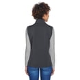 thumbnail image 2 of CORE365 CE701W Women's Cruise Two-Layer Fleece Bonded Soft Shell Vest-Carbon-S, 2 of 3