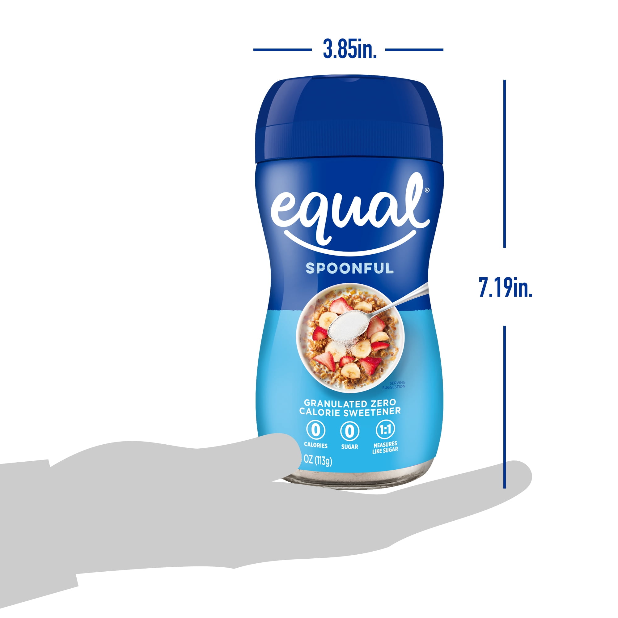 (2 pack) Equal Spoonful, Sugar Substitute, Sugar Free Sweetener, 4 oz