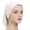 Beige, variant on Under Hijab Cap for Women, Stretch Solid Hair Wrap Underscarf Hijab Liner Hat for Daily Hair Cover White One Size