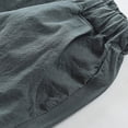 thumbnail image 5 of XIYON Men's Casual Pants Mens Fashion Casual Solid Color Pants Calf Length Trousers Breathable Loose, 5 of 6