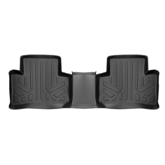 SMARTLINER Custom Fit All Weather 2nd Row Black Floor Mat Liners Compatible With 2022-2023 Toyota Corolla Cross (Only Fits Front Wheel Drive Models)