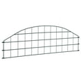 thumbnail image 2 of vidaXL Arched Garden Fence Set 77.3x26 cm Green, 2 of 4