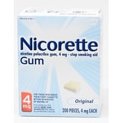 NicoretteÂ® 4mg Original Stop Smoking Aid Gum 200 ct Box