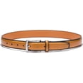 thumbnail image 2 of Men's Genuine Leather Dress Belt with Classic Fashion Design for Work Business and Casual (esTan, 46), 2 of 6