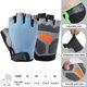 thumbnail image 1 of Guantes de medio dedo para deportes, manoplas antideslizantes para gimnasio, bicicleta, entrenamiento físico, ejercicio, levantamiento de pesas, ciclismo al aire libre Fivean Guantes deportivos, 1 of 2