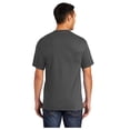 thumbnail image 2 of Port & Company Men's Core Blend Classic Pocket T-Shirt Charcoal 4X-Large, 2 of 4