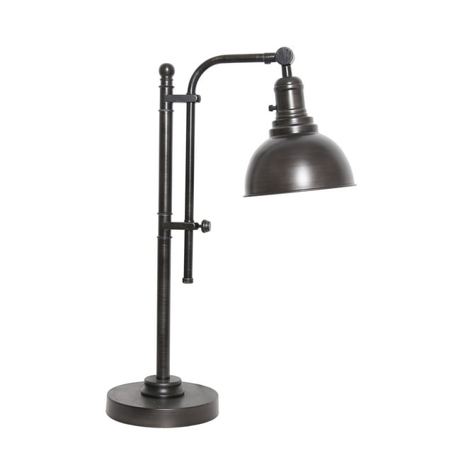 Sagebrook Home Metal 18" Dome Shade Table Lamp, Black - Kd