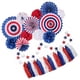 thumbnail image 3 of juego de 28 banderines con borlas de colores, banderines de papel, banderines de moda, suministros para fiestas, accesorios de decoración para fiestas temáticas de festivales., 3 of 7