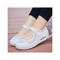 thumbnail image 4 of Kesitin Womens Mary Jane Shoes Wide Width Walking Sneakers Lightweight Casual Shoes White Size 9, 4 of 5
