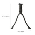 thumbnail image 2 of 3 pcs Aluminium Alloy Leg Holder Bike Kickstand Parking Rack Mountain Bike Support Side Kick Stand Foot Brace (Black), 2 of 8