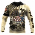 thumbnail image 3 of Sudadera con capucha de bombero para hombre, sudadera con estampado 3D, sudadera con capucha de diseñador de manga larga de otoño para hombre, 3 of 5