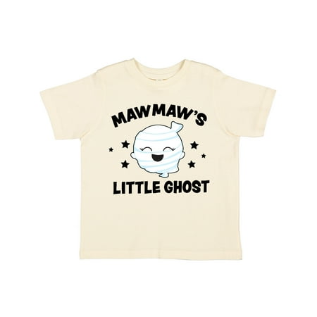 

Inktastic Cute Mawmaw s Little Ghost with Stars Gift Toddler Toddler Girl T-Shirt